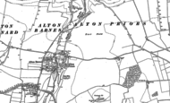Old Map of Alton Priors, 1899