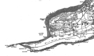 Old Map of Alum Bay, 1907