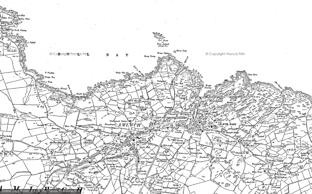 Old Map of Historic Map covering East Mouse in 1899