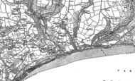 Old Map of Amroth, 1905 - 1906