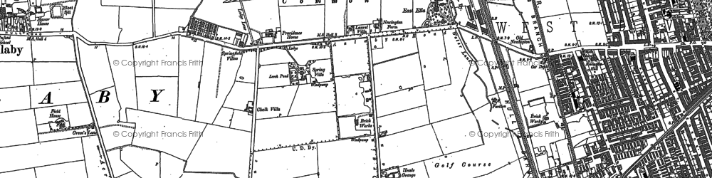 Old map of East Ella in 1888