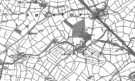Old Map of Ansty, 1886