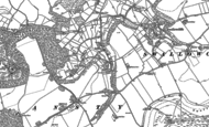 Old Map of Ansty, 1900