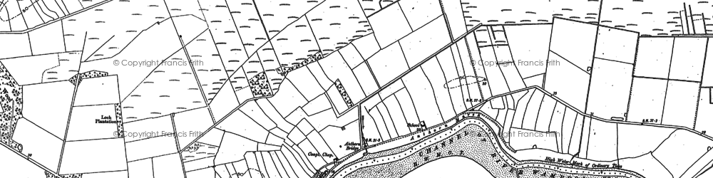 Old map of Bowness Common in 1899