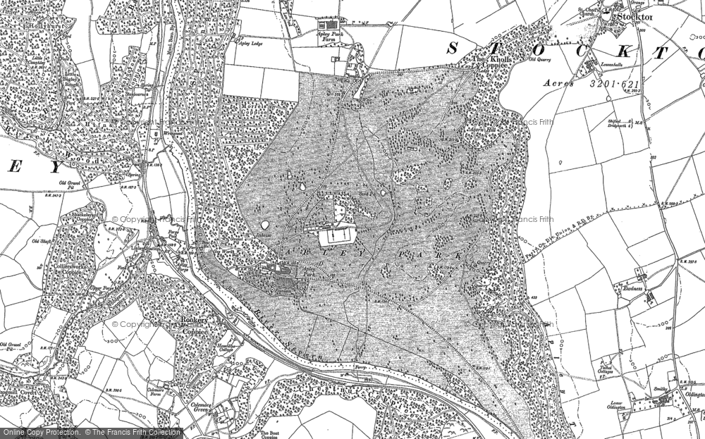 Old Map of Apley Park, 1882 - 1901 in 1882