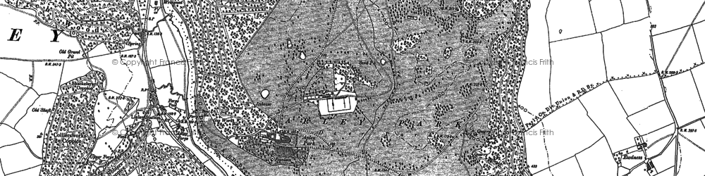 Old map of Apley Park in 1882