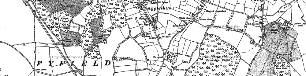 Old map of Appleshaw in 1894