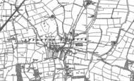 Old Map of Appleton Roebuck, 1890 - 1891