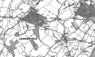 Old Map of Arborfield, 1909 - 1910