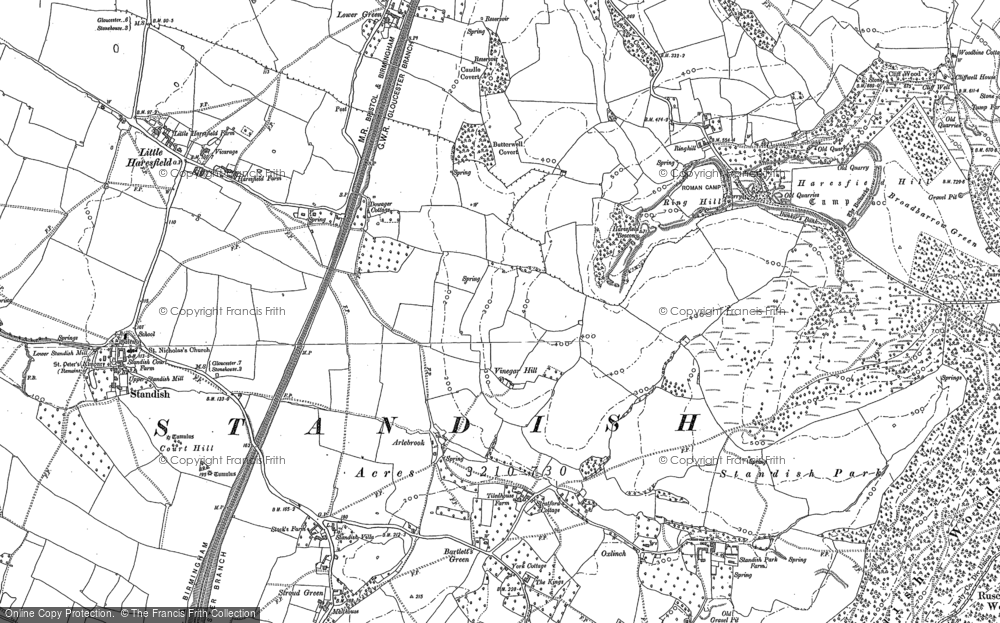 Old Map of Arlebrook, 1882 in 1882