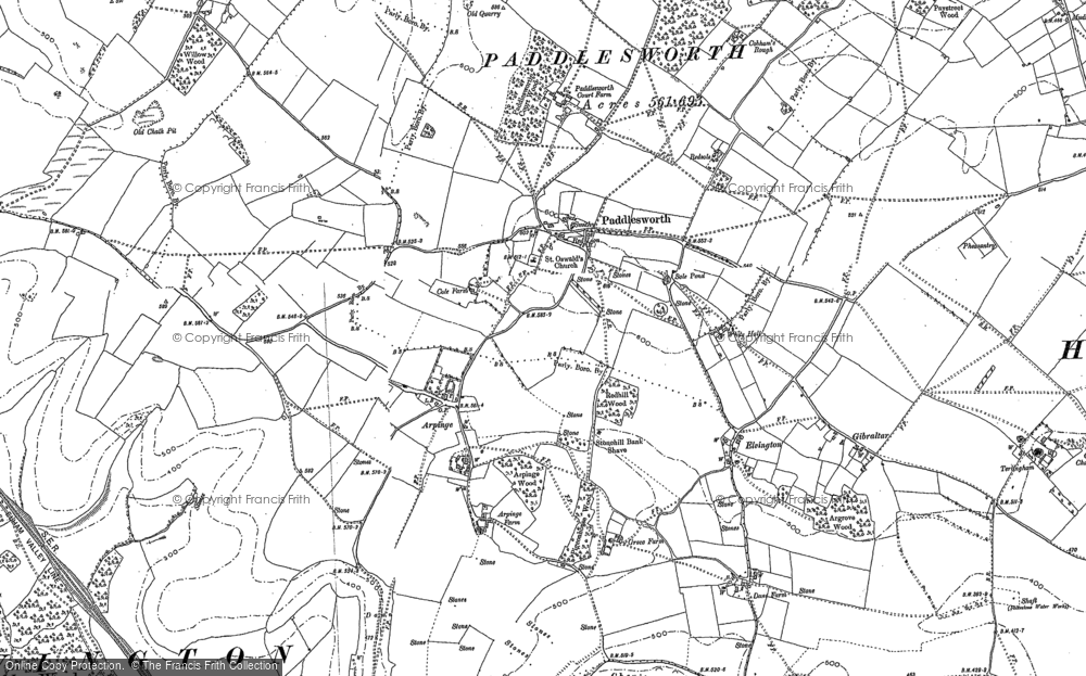 Old Map of Arpinge, 1896 - 1906 in 1896