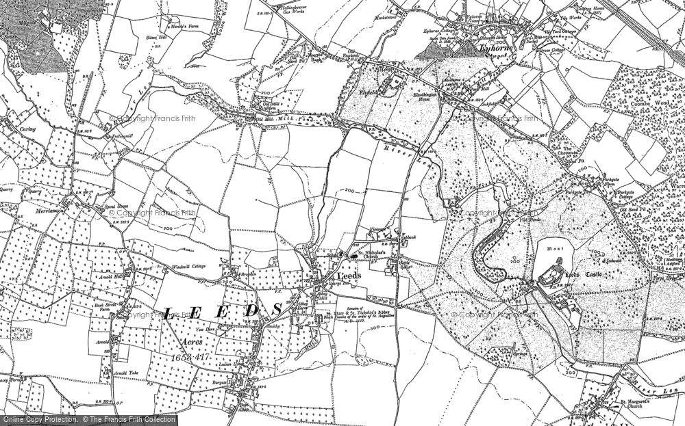 Old Map of Ashbank, 1895 in 1895