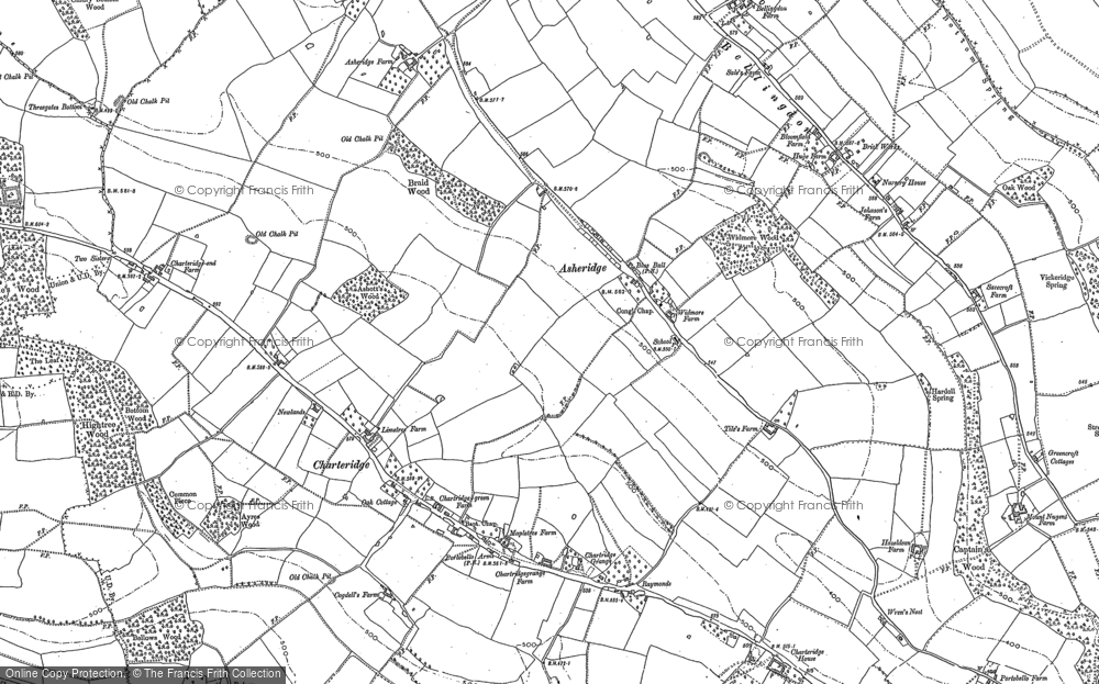 Old Map of Asheridge, 1897 - 1923 in 1897