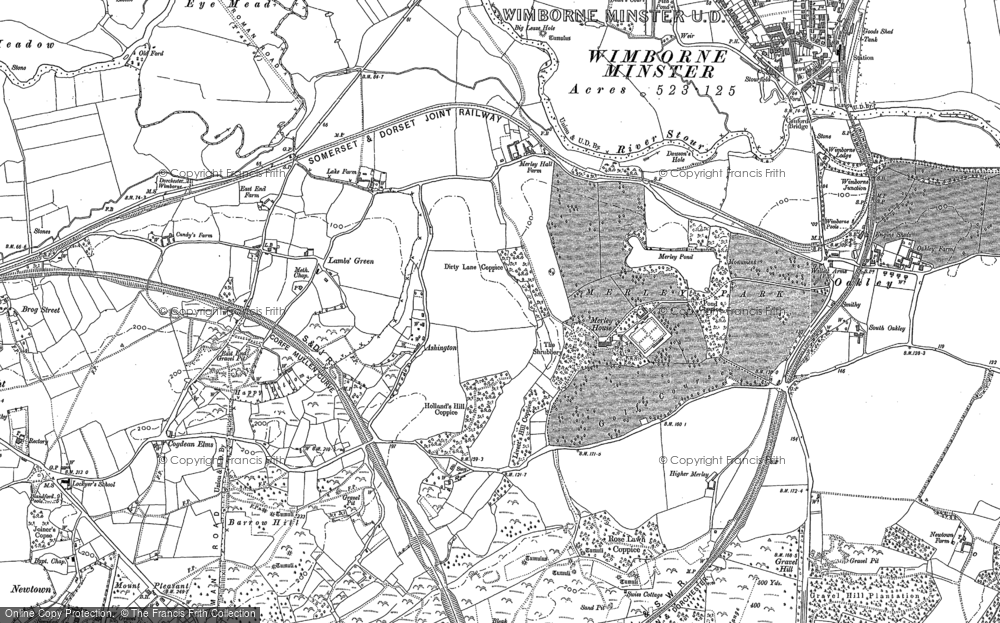 Old Map of Ashington, 1887 - 1900 in 1887