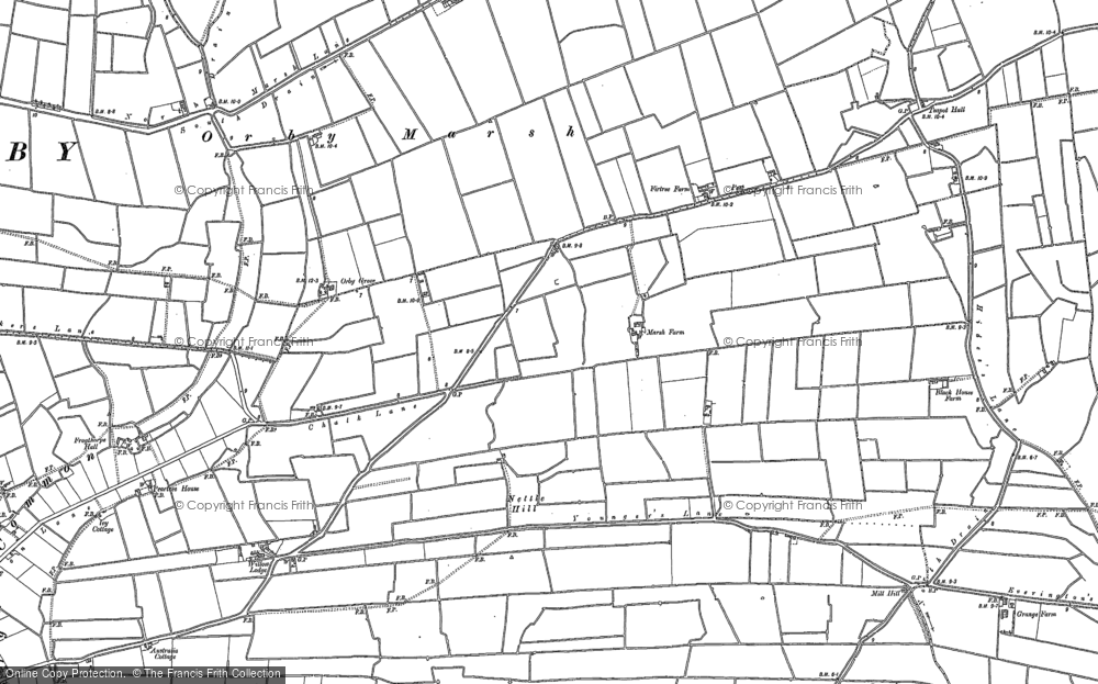 Old Map of Ashington End, 1904 - 1905 in 1904