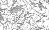 Old Map of Ashmansworth, 1909