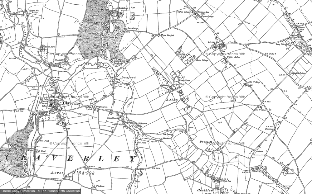 Old Map of Aston, 1901 in 1901