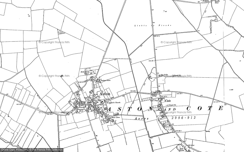 Old Map of Aston, 1910 - 1919 in 1910