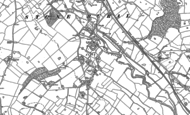 Old Map of Aston-By-Stone, 1879 - 1881
