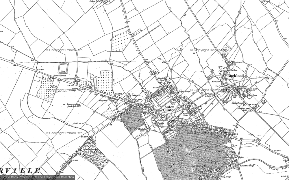 Old Map of Aston Clinton, 1898 in 1898