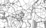 Old Map of Aston End, 1896 - 1897