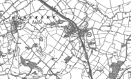 Old Map of Aston Magna, 1900