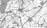 Old Map of Aston on Clun, 1883
