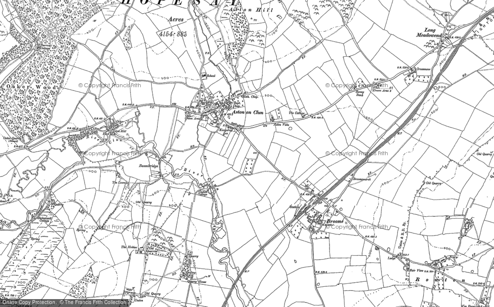 Aston on Clun, 1883