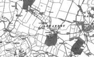 Old Map of Aswardby, 1887