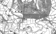 Old Map of Atcham, 1881