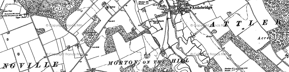 Old map of Morton in 1882
