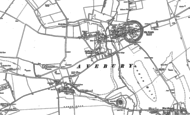 Old Map of Avebury Trusloe, 1899