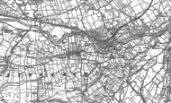 Old Map of Aysgarth, 1891