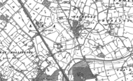 Old Map of Backford, 1898