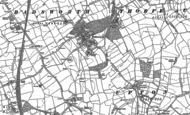 Old Map of Badsworth, 1891
