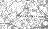 Old Map of Bagber Common, 1886