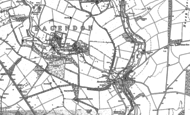 Old Map of Bagendon, 1875 - 1882