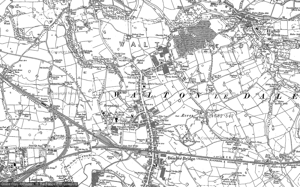 Bamber Bridge, 1892