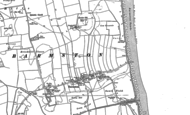 Old Map of Barmston, 1909