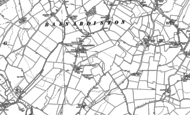 Old Map of Barnardiston, 1884 - 1902