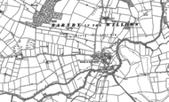 Old Map of Barnby in the Willows, 1886