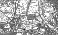 Old Map of Barnes, 1893 - 1895