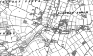 Old Map of Barnham Broom, 1882
