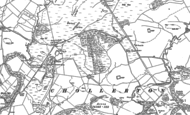 Old Map of Barrasford Park, 1895 - 1896