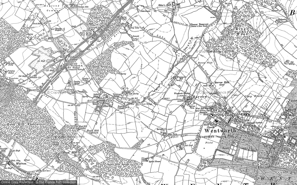 Old Map of Barrow, 1890 - 1891 in 1890