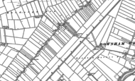 Old Map of Barroway Drove, 1886