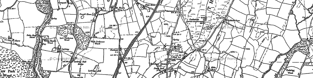 Old map of Larkrigg in 1896