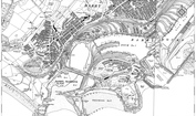 Old Map of Barry Island, 1915