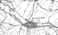 Old Map of Bartlow, 1901