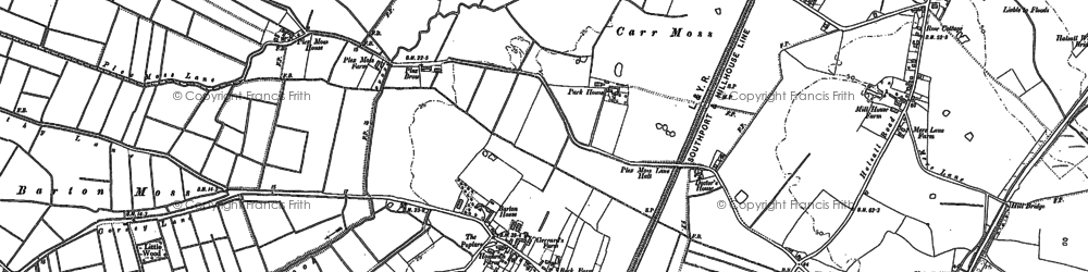 Old map of Barton in 1892